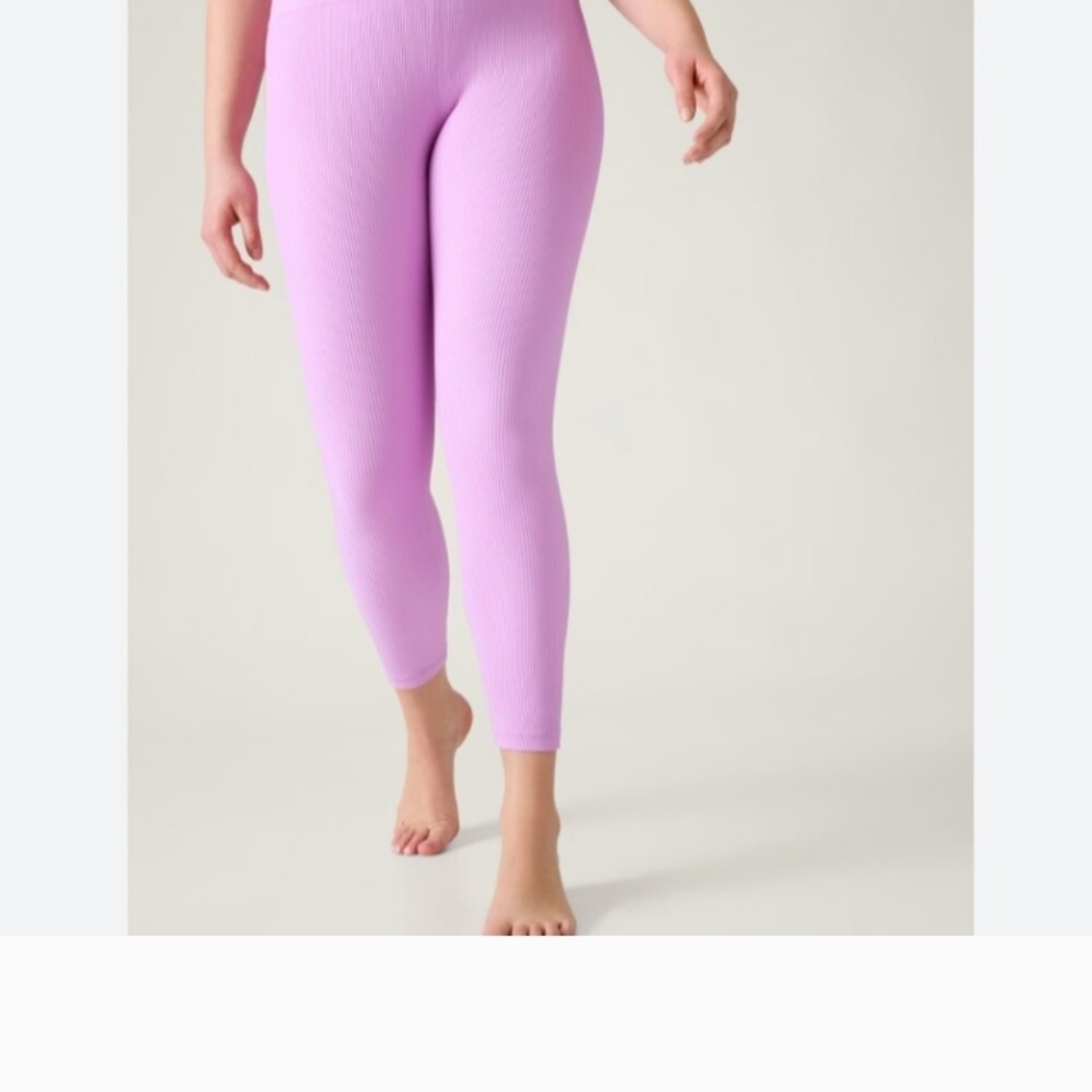 Athleta Elation Ribbed Tights